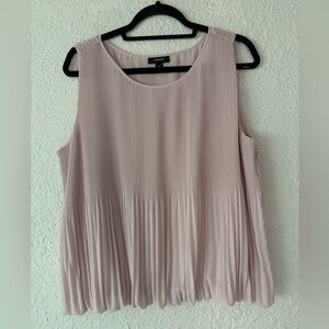Alfani pink pleated design blouse
